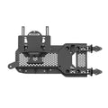 Rockline Body Mount Spare Tire Carrier Textured Black 2018-2026 Jeep Wrangler Go Rhino