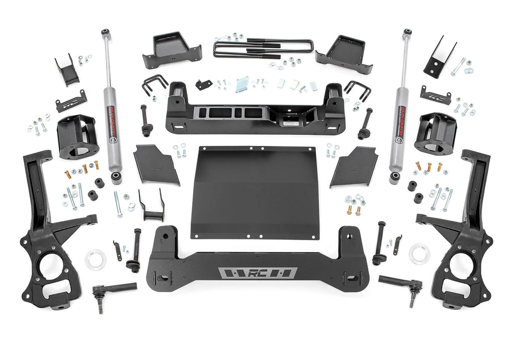 4 Inch Lift Kit Diesel Chevy/GMC Sierra 1500 (19-24)/Silverado 1500 (19-24) Rough Country