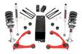 3.5 Inch Lift Kit UCA M1 Struts Red Silverado/Sierra 1500 (07-13) Rough Country