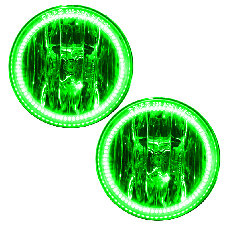 Oracle 03-10 Hummer H2 LED Fog Light Halo Kit - Green