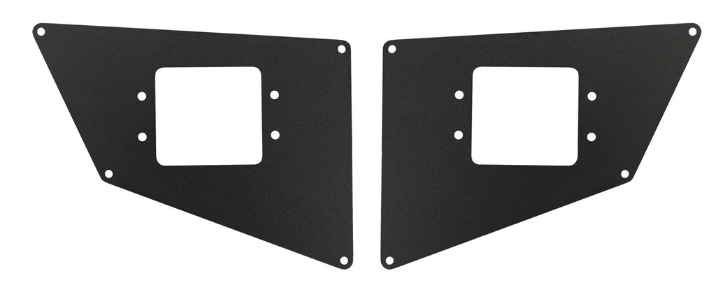 BR20 Light Plates Textured Black 2010-2010 Dodge Ram 2500/3500 2011-2022 Ford F-250/F-350 Go Rhino