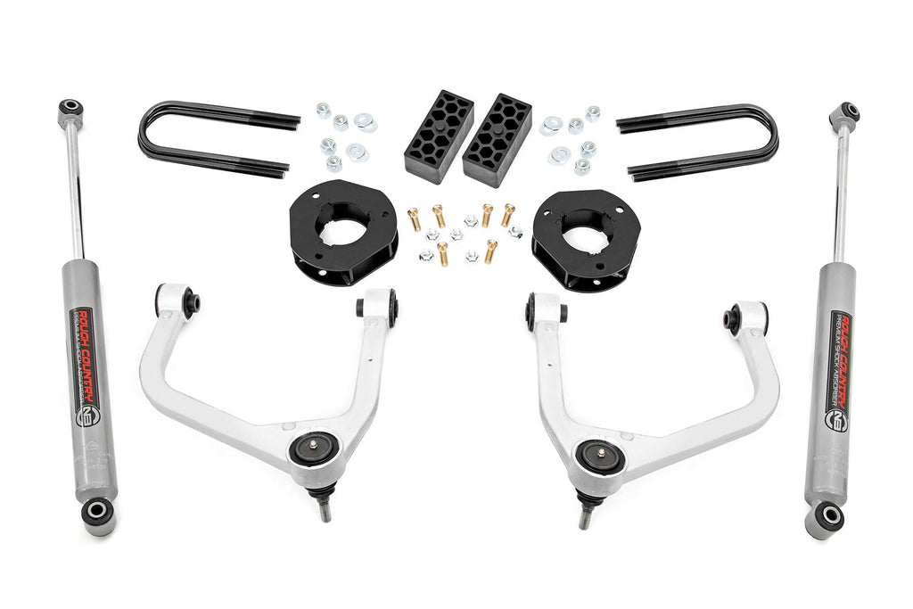 3.5 Inch Lift Kit Rear Mono Leaf Chevy Silverado 1500 2WD/4WD (2022-2024) Rough Country