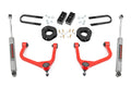 3.5 Inch Lift Kit Rear Mono Leaf Red Chevy Silverado 1500 2WD/4WD (2022-2024) Rough Country