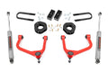 3.5 Inch Lift Kit Rear Mono Leaf Red Chevy Silverado 1500 2WD/4WD (2025-2026) Rough Country