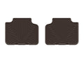 WeatherTech 16-26 BMW X1 28i / 18-26 BMW X2 28i Rear All-Weather Floor Mats - Cocoa