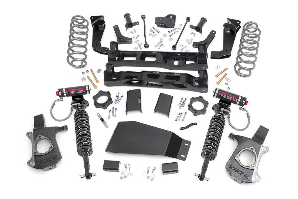 7 Inch Lift Kit Vertex Coilovers Chevy/GMC SUV 1500 2WD/4WD (2007-2014) Rough Country