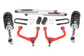 3.5 Inch Lift Kit Mono Leaf Rear N3 Struts Red GMC Sierra 1500 (25-26) Rough Country