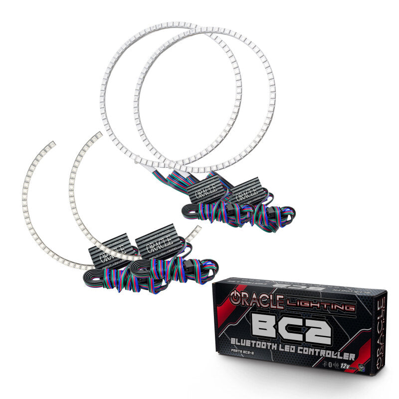 Oracle Toyota Tundra 14-17 Dual Halo Kit - ColorSHIFT w/ BC1 Controller