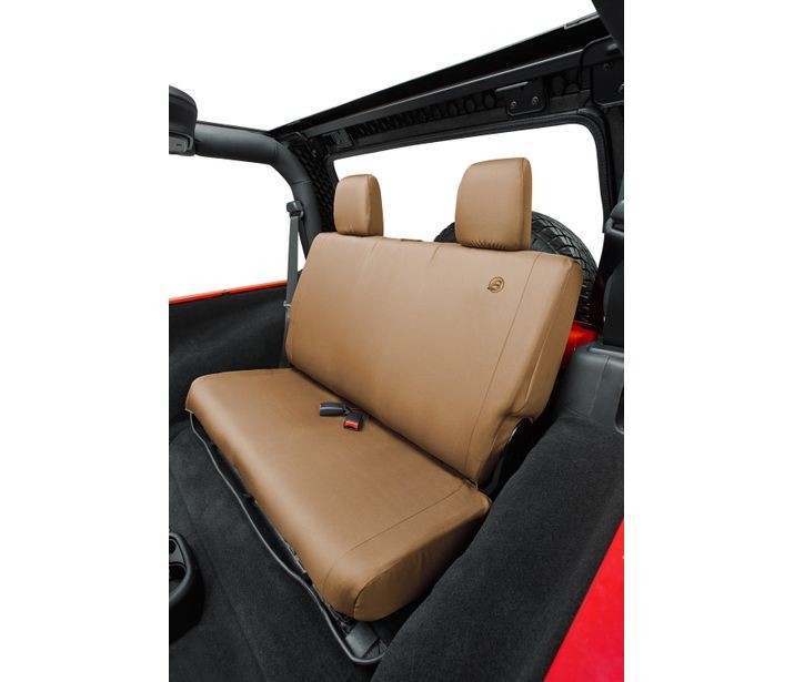 Jeep Seat Covers For Jeep 2008-2012 Wrangler JK 4 Door Rear Premium Vinyl Fabric Bestop