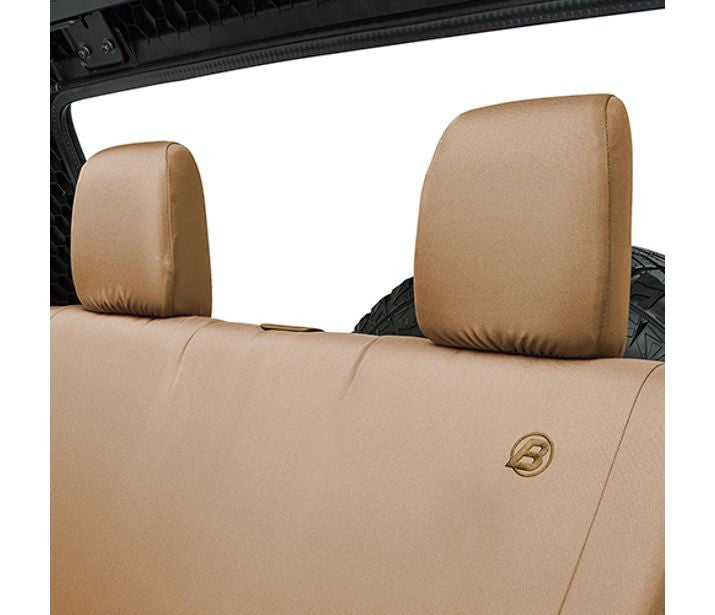 Jeep Seat Covers For Jeep 2007-2018 Wrangler JK 2 Door Rear Premium Vinyl Fabric Bestop
