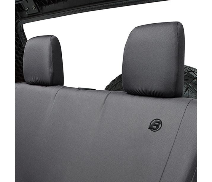 Jeep Seat Covers For Jeep 2007-2018 Wrangler JK 2 Door Rear Premium Vinyl Fabric Bestop