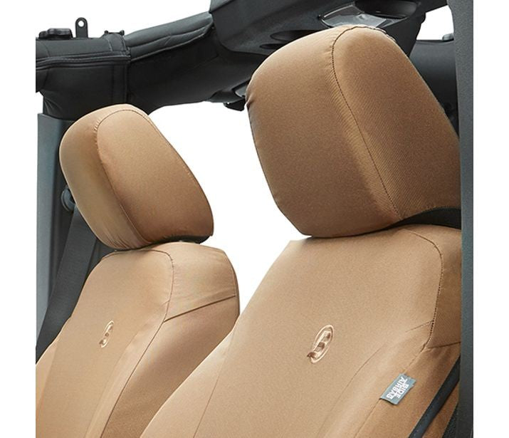Jeep Seat Covers For Jeep 2013-2018 Wrangler JK 4 Door Front Premium Vinyl Fabric Bestop