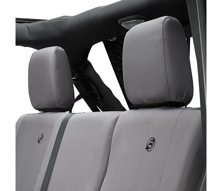 Jeep Seat Covers For Jeep 2007, 2013-2018 Wrangler JK 4 Door Rear Premium Vinyl Fabric Diamond Bestop