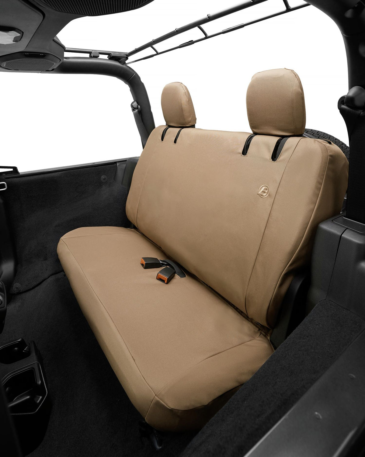 Jeep Seat Covers For Jeep 2018-2023 Wrangler JL 2 Door Rear Premium Vinyl Fabric Bestop