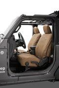 Jeep Seat Covers For Jeep 2018-Current Wrangler JL 2 Door Front Premium Vinyl Fabric Bestop