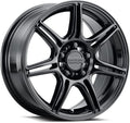 Raceline 148B Apex 18x8in / 5X100 / 5X114.3 BP / 40mm Offset / 72.62mm Bore - Gloss Black