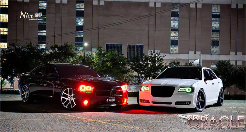 Oracle Chrysler 300C 11-19 LED Halo Kit - Red