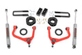 3.5 Inch Lift Kit Red Chevy Silverado 1500 2WD/4WD (2019-2024) Rough Country