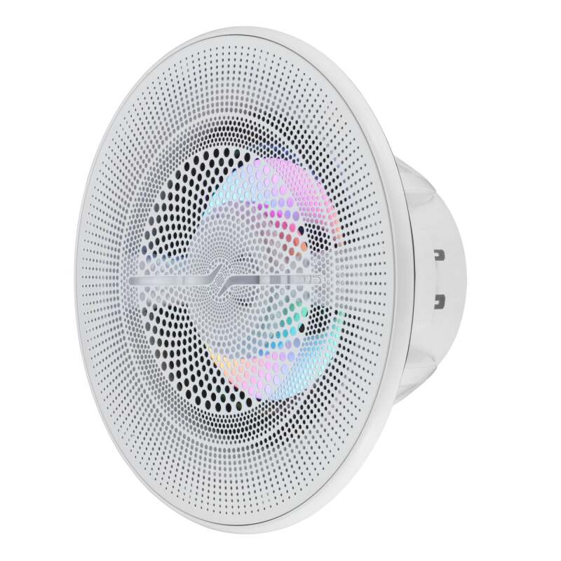 DS18 8in 2-Way 175 Watts RMS 4ohm Digital LED Lights Bullet Tweeter White