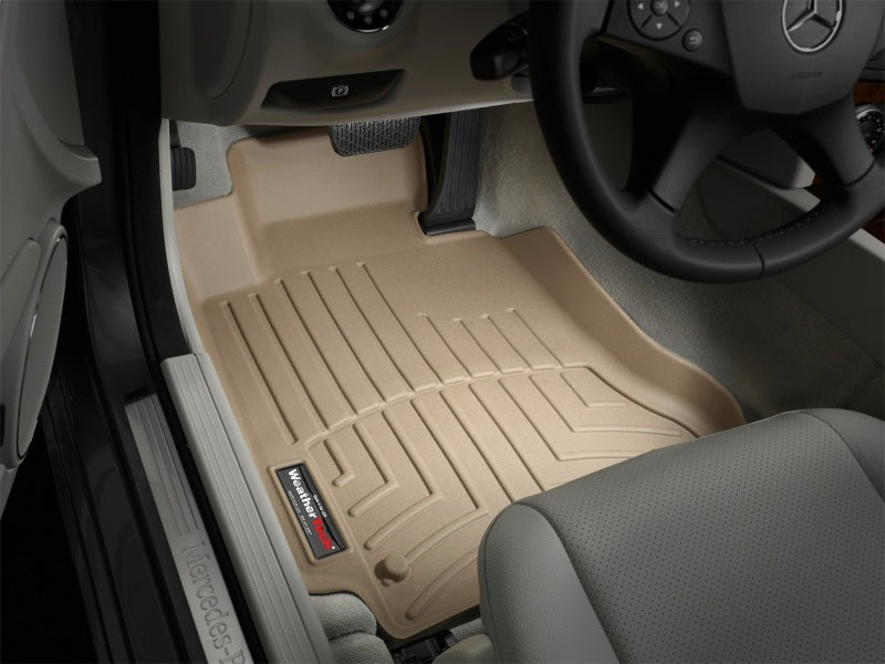 WeatherTech 08-13 Mercedes-Benz C-Class (W204) Front FloorLiner - Tan