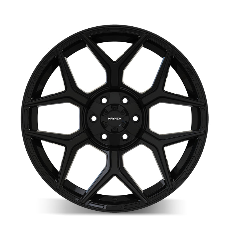Mayhem Vanquish 8119 22X10 / 6x135/6x139.7 / -19mm Offset / 106.1mm Hub - Gloss Black