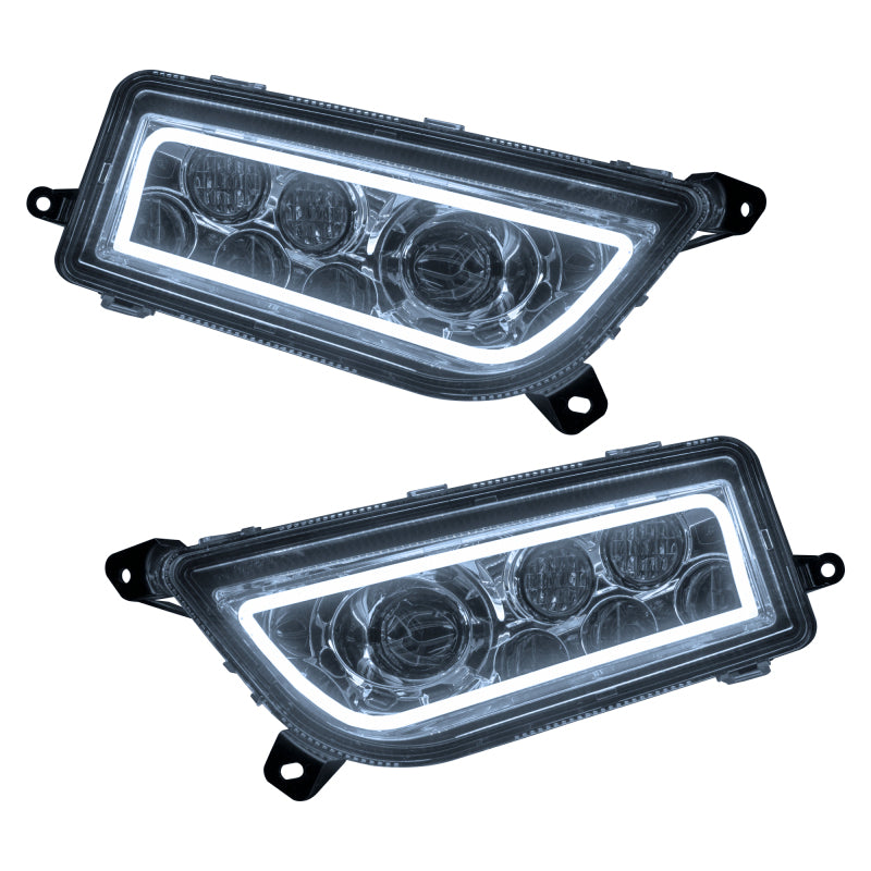 Oracle 14-23 POLARIS RZR 1000 XP Headlight Halo Kit - White