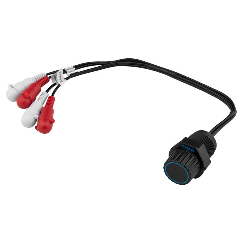 DS18 Marine Bass Knob Compatible w/ Any Source Unit RCA Input and Output Flush Mount
