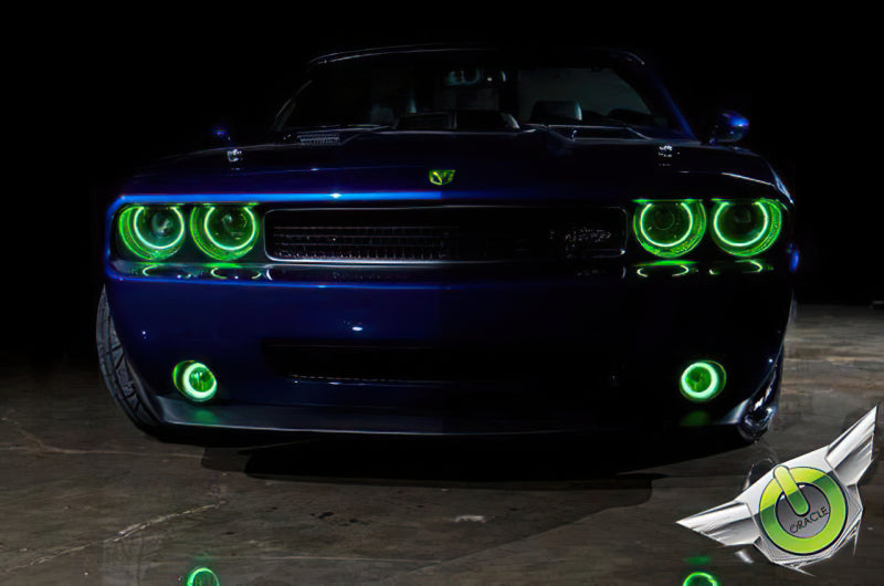 Oracle Dodge Challenger 08-14 Halo Kit (ProjectorHL) - ColorSHIFT