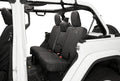 Bestop 18-23 Jeep Wrangler JL 4-Door Exc. 4Xe Rear W/O Fold Down Arm Rest Seat Covers (Blk Diamond)