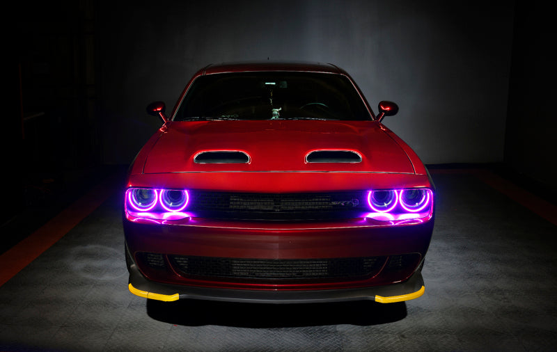 Oracle 15-21 Dodge Challenger LED Waterproof Halo Kit - ColorSHIFT - BC1