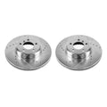 Power Stop 03-05 Land Rover Range Rover Front Evolution Drilled & Slotted Rotors - Pair