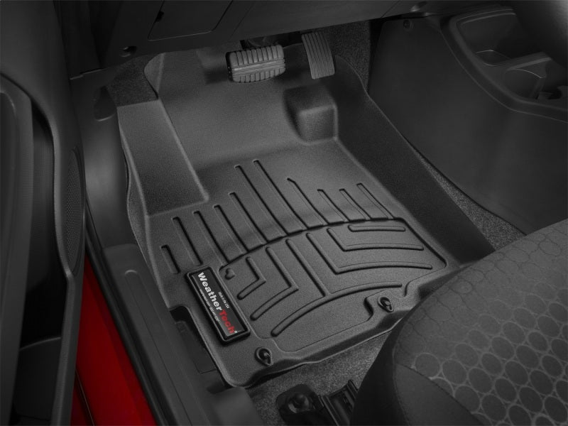 WeatherTech 14+ Mitsubishi Mirage Front FloorLiner - Black