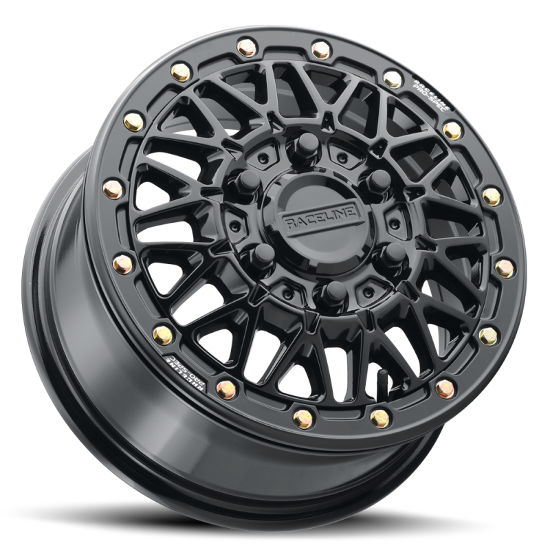 Raceline A15 Omega 15x10in / 4x156 BP / 10mm Offset / 132.5mm Bore - Gloss Black