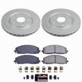 Power Stop 17-25 Chrysler Pacifica Front Z23 Coated Brake Kit