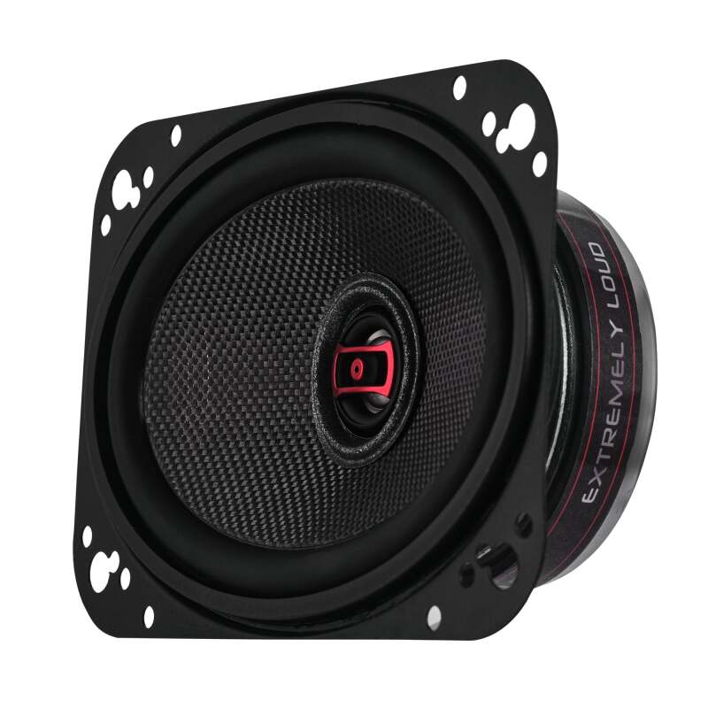 DS18 4x6in 60 Watts RMS 3 ohm 2-Way Coaxial Speakers And Component System w/ Fiberglass Cone
