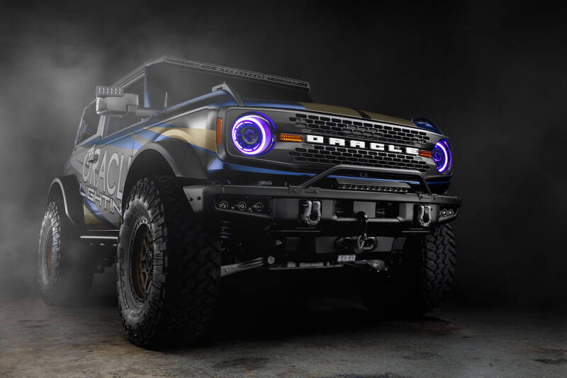 Oracle 2021+ Ford Bronco Oculus Bi-LED Projector Headlights - ColorSHIFT LED