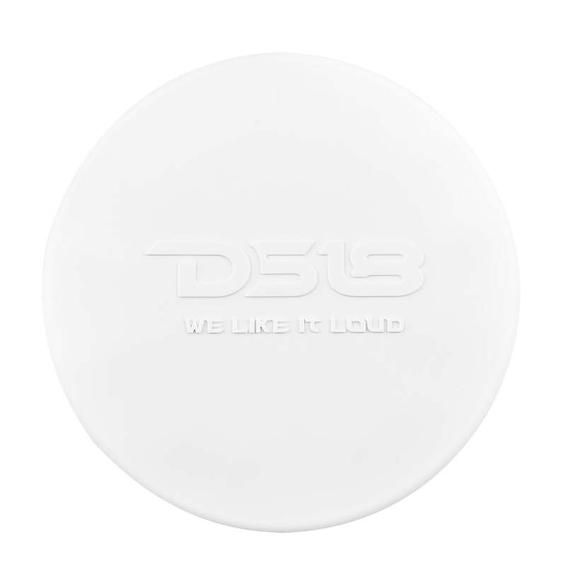 DS18 Marine 6.5in 2-Way 150 Watts RMS 4 ohm Digital LED Lights Bullet Tweeter Covers Included White