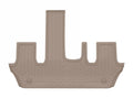 WeatherTech 2025 Nissan Armada/Infiniti QX80 2nd Row Bucket w/Mini Console Rear FloorLiner - Tan