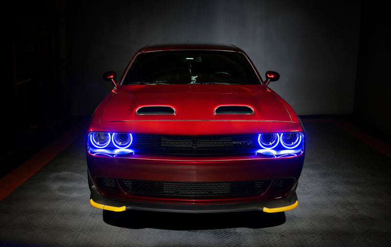 Oracle 15-21 Dodge Challenger LED Waterproof Halo Kit - ColorSHIFT - BC1