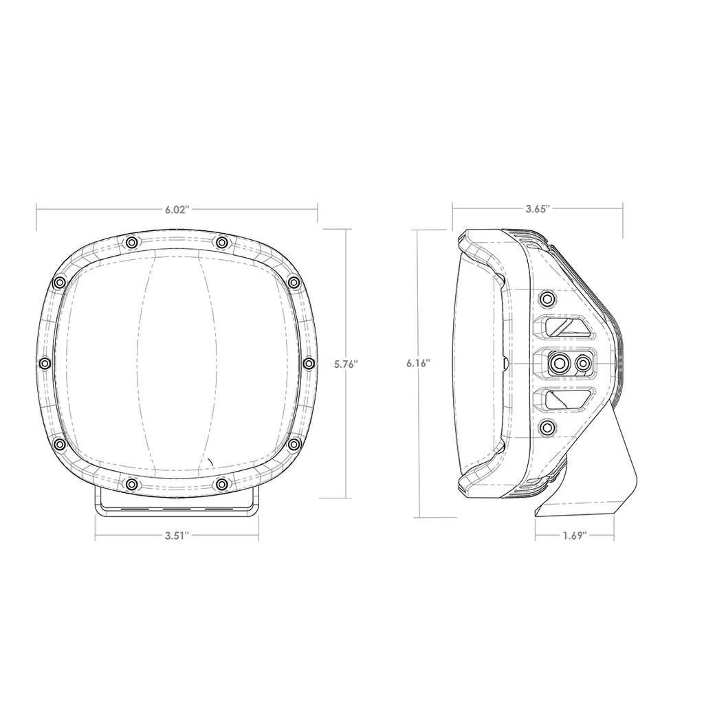 RIGID Adapt XP Extreme Powersports LED Light 3 Lighting Zones GPS Module