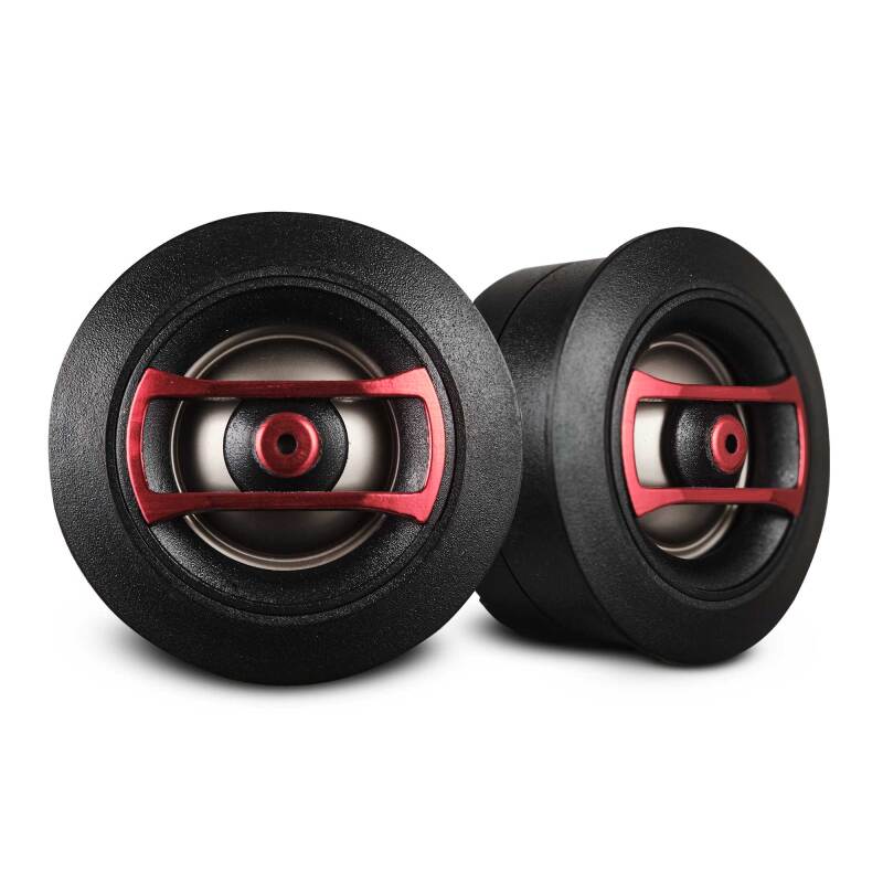 DS18 1.3in Mini Dome Tweeters Neodymium ABS Body 30 Watts RMS RMS 0.8in KSV Vc 4 ohm