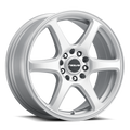 Raceline 146S Matrix 17x7.5in / 5x100/5x114.3 BP / 40mm Offset / 72.62mm Bore - Gloss Silver Wheel