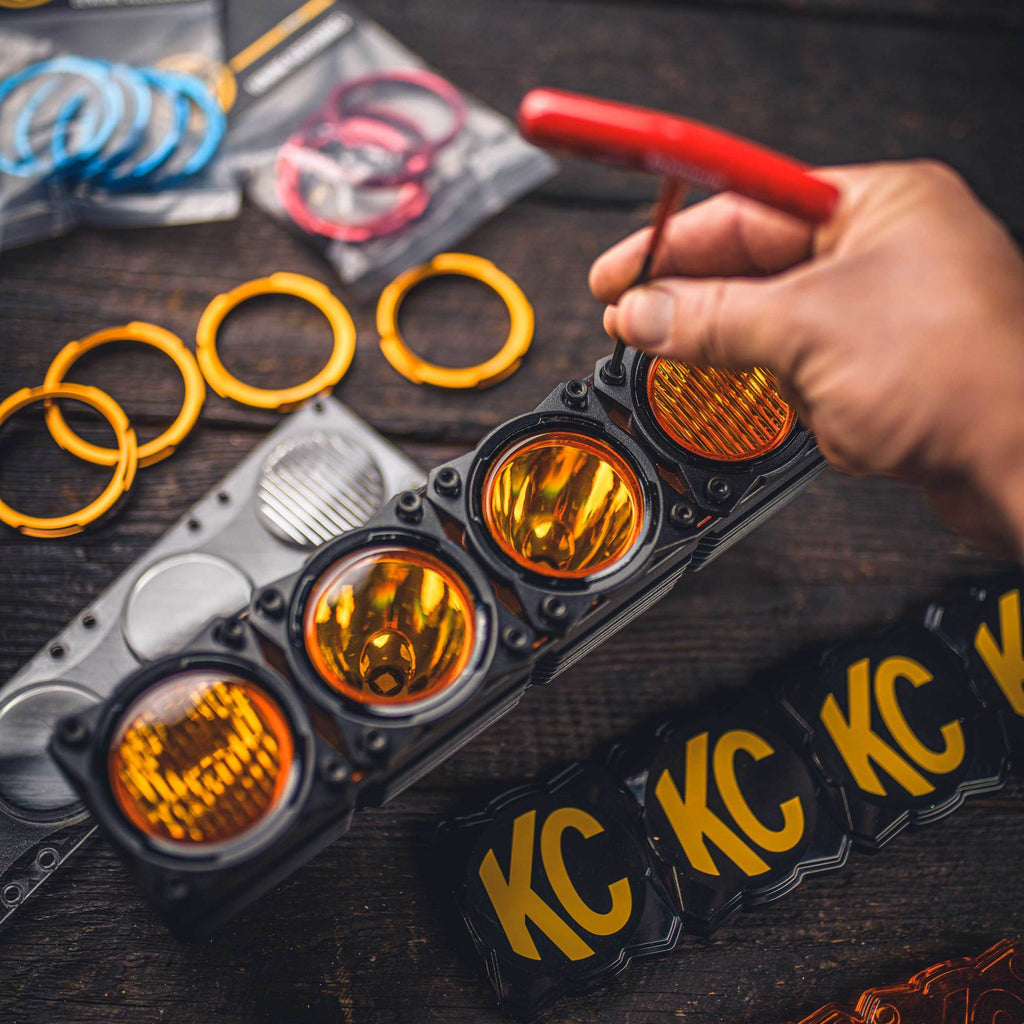 Bezel Ring KC Flex Era Bar 4Pc KC HiLiTES
