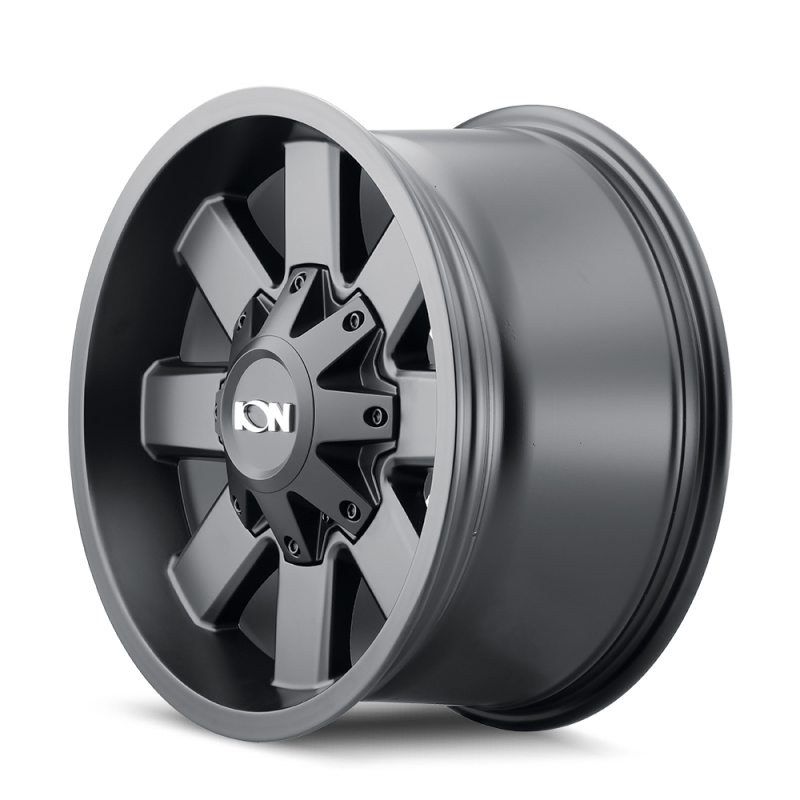 ION 141 17x9 / 8x165.1 BP / 18mm Offset / 125.2mm Hub Satin Black Wheel