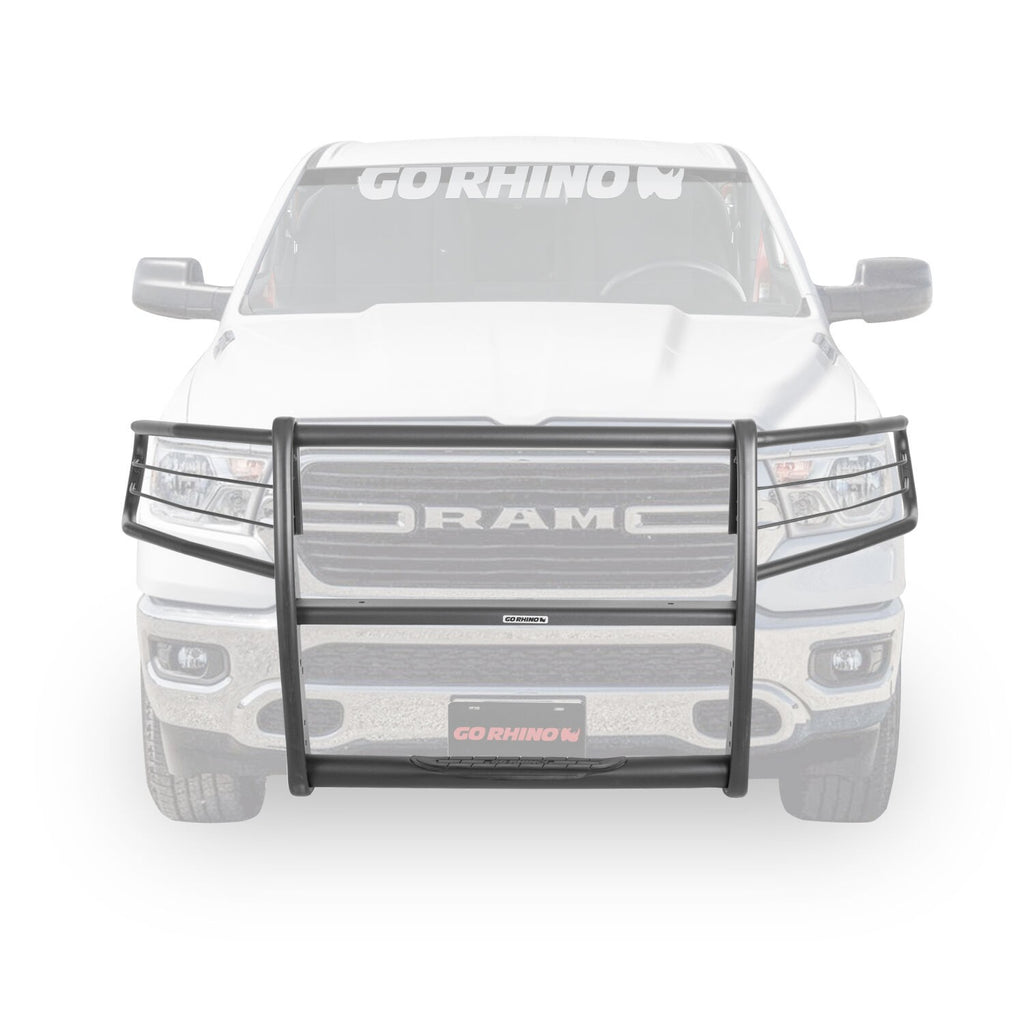 3100 Series StepGuard with Brush Guards Textured Black 2019-2024 Ram 1500 Go Rhino