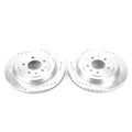 Power Stop 13-18 Cadillac ATS Rear Evolution Drilled & Slotted Rotors - Pair