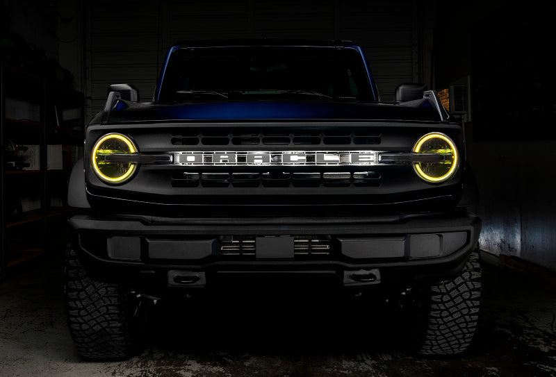 Oracle 2021 Ford Bronco DRL Upgrade w/ Halo Kit - ColorSHIFT w/ No Controller