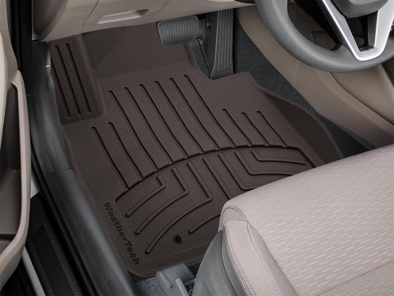 WeatherTech 2017+ Kia Sportage Front FloorLiner HP - Cocoa