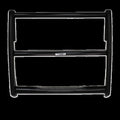 3000 Series StepGuard Center Grille Guard Only Black Powder Coat 2015-2017 Ford F-150 Go Rhino