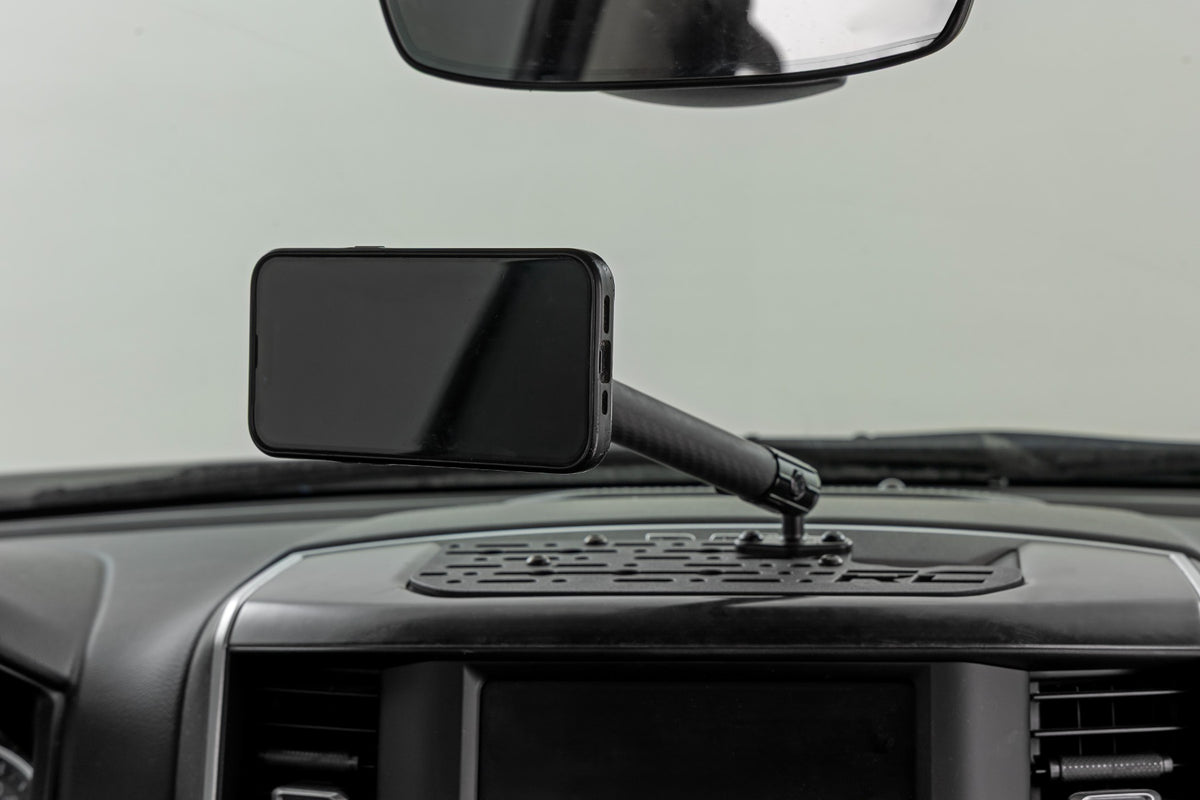 Dash Mount 10 Inch Mag Safe Mount Kit 10in Screen Ram 1500 2WD/4WD (19-26) Rough Country
